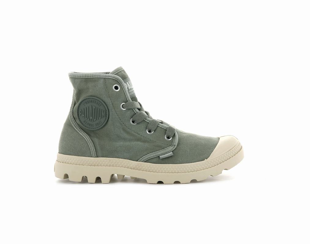 Botas Palladium Pampa Hi Mujer - Verde ||GNPE-02476||